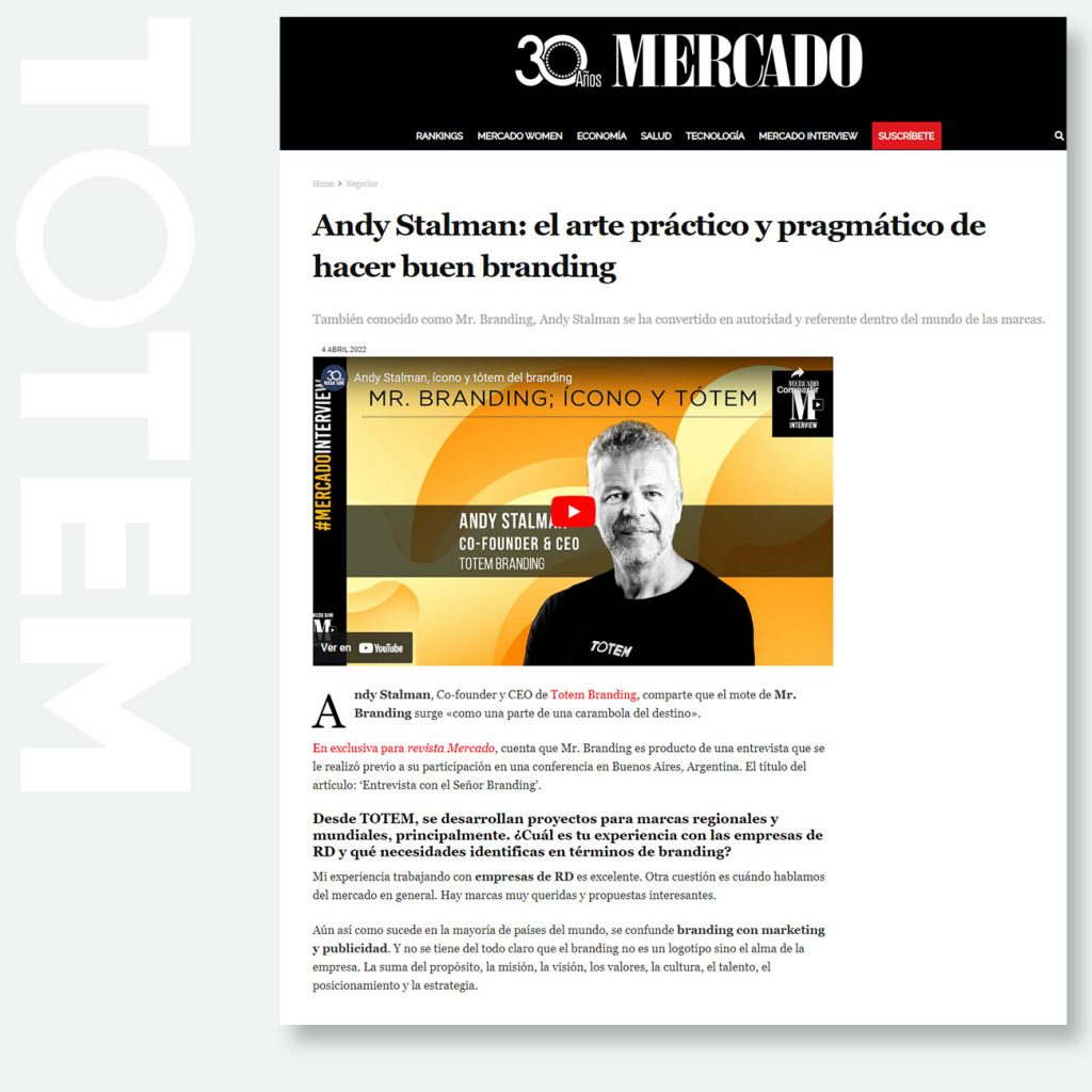 Andy Stalman: el arte práctico y pragmático de hacer buen branding