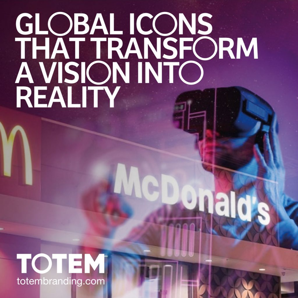 Global Icons that Transform a Vision into Reality