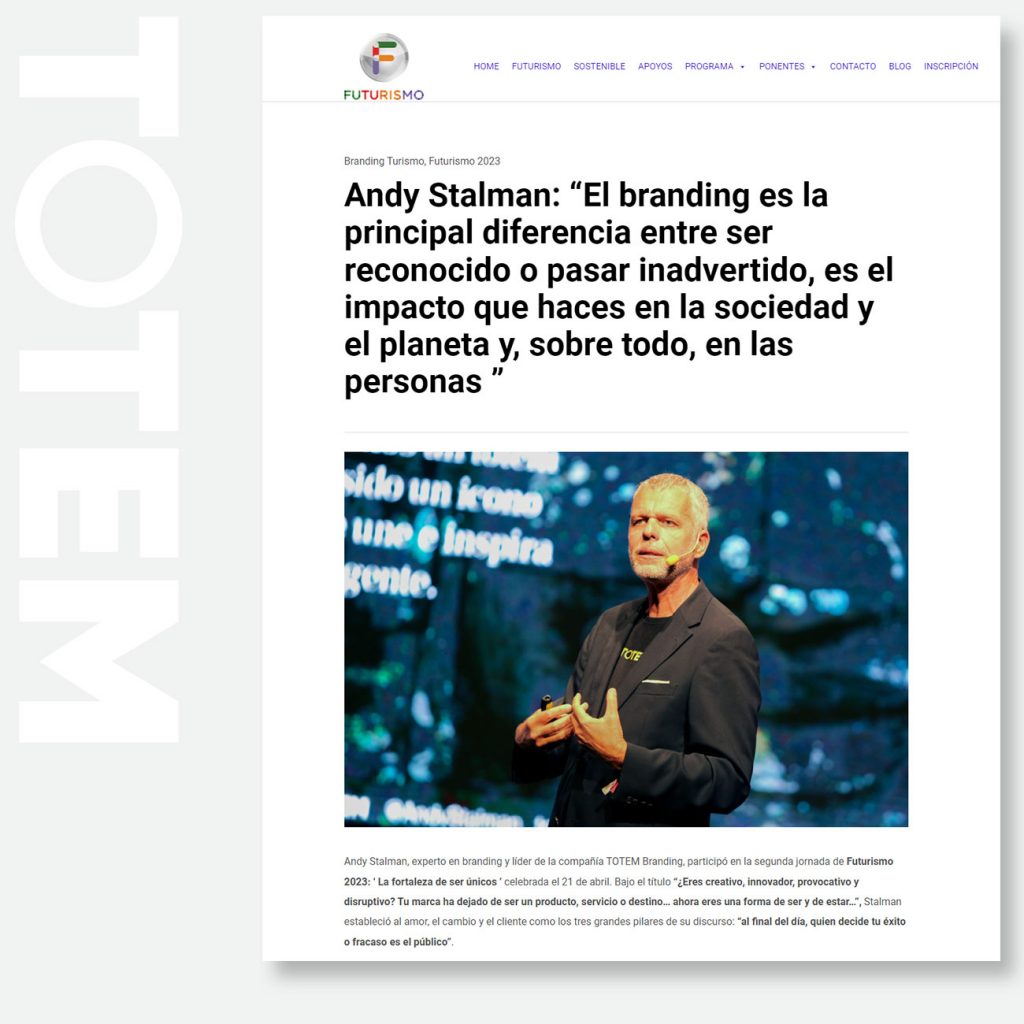 Andy Stalman: “El branding es la principal diferencia entre ser reconocido o pasar inadvertido, es el impacto que haces en la sociedad y el planeta y, sobre todo, en las personas”