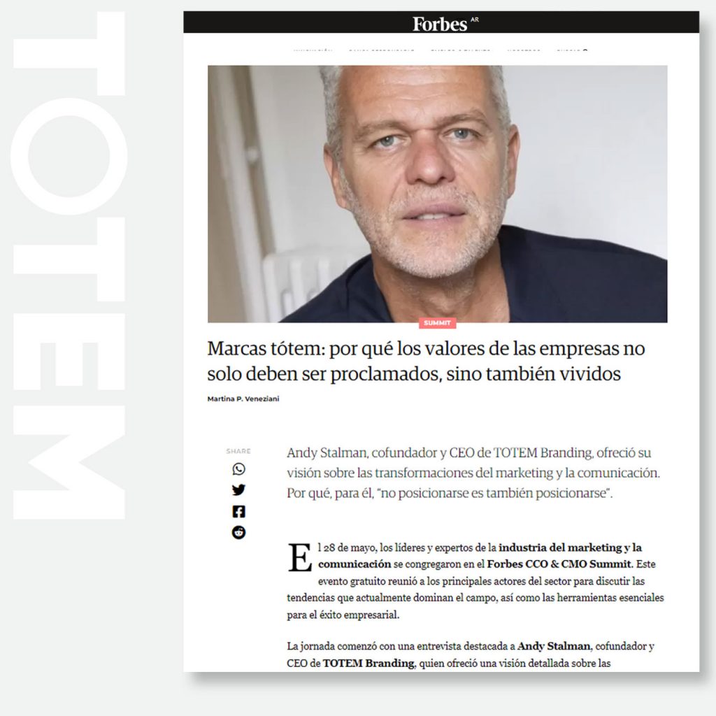 Marcas TOTEM: por qué los valores de las empresas no solo deben ser proclamados, sino también vividos