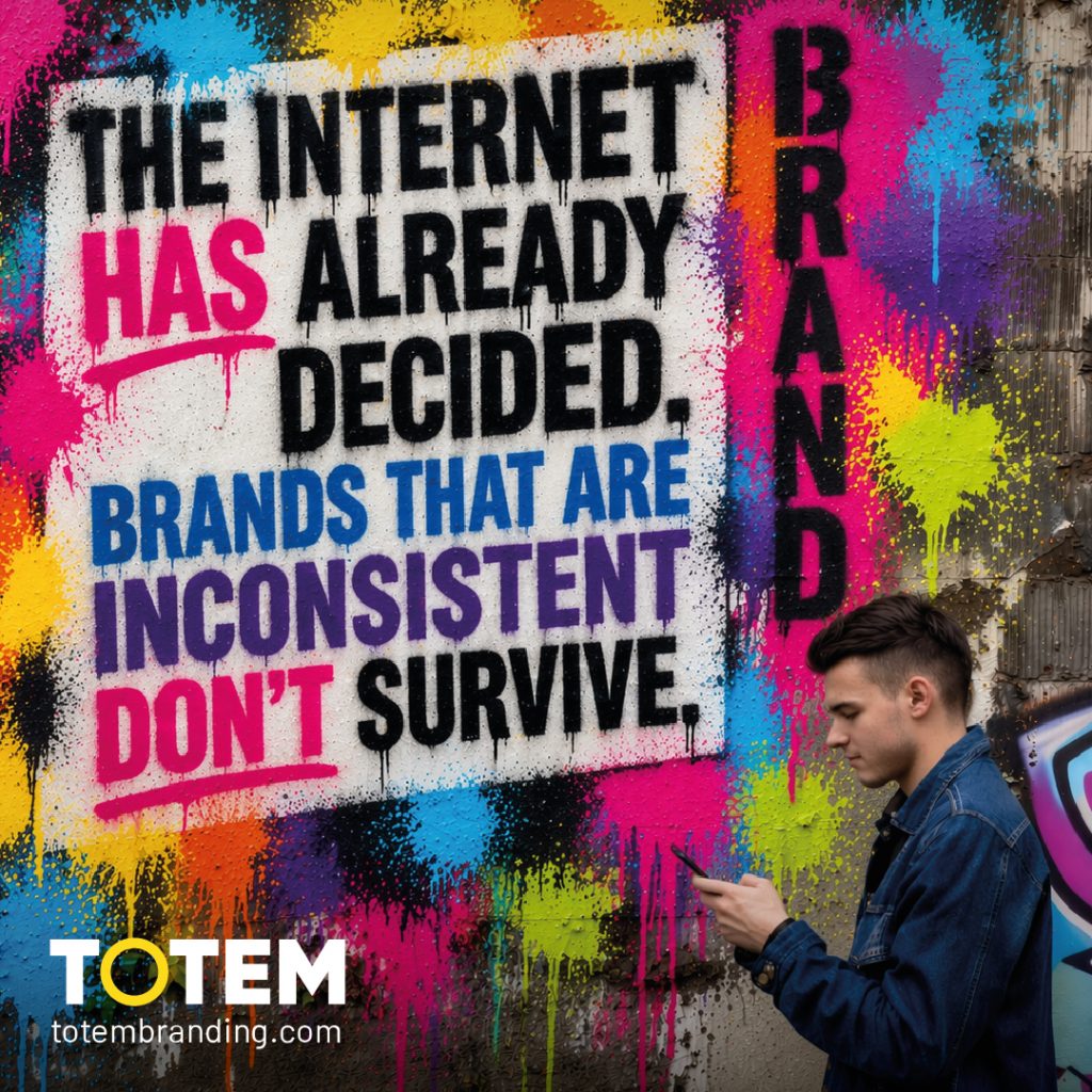 If your brand isn’t consistent, the internet will remind everyone